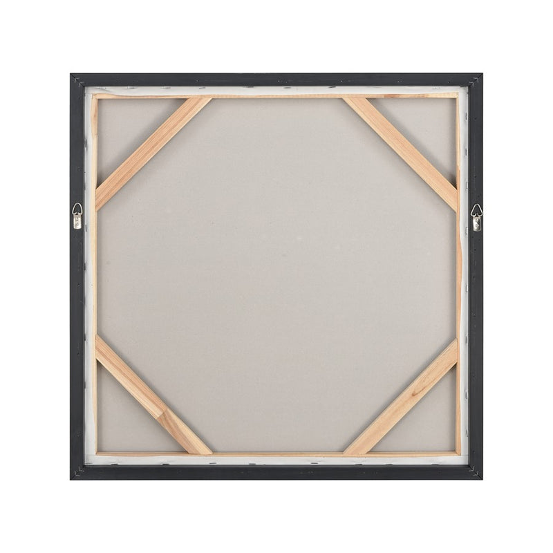 Atlas Lighting Silhouette I Framed Wall Art | Black & White Fabric on Plastic Frame | Modern Living Room & Bedroom Decor | Model WA11143-01