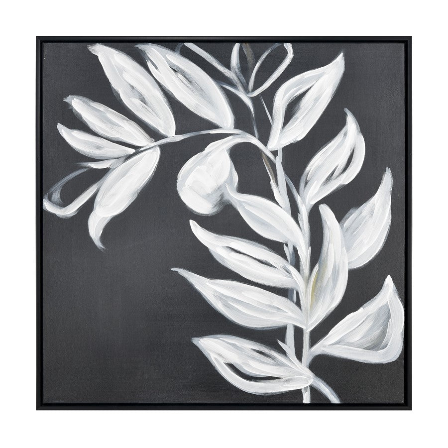 Atlas Lighting Silhouette II Framed Wall Art, Black