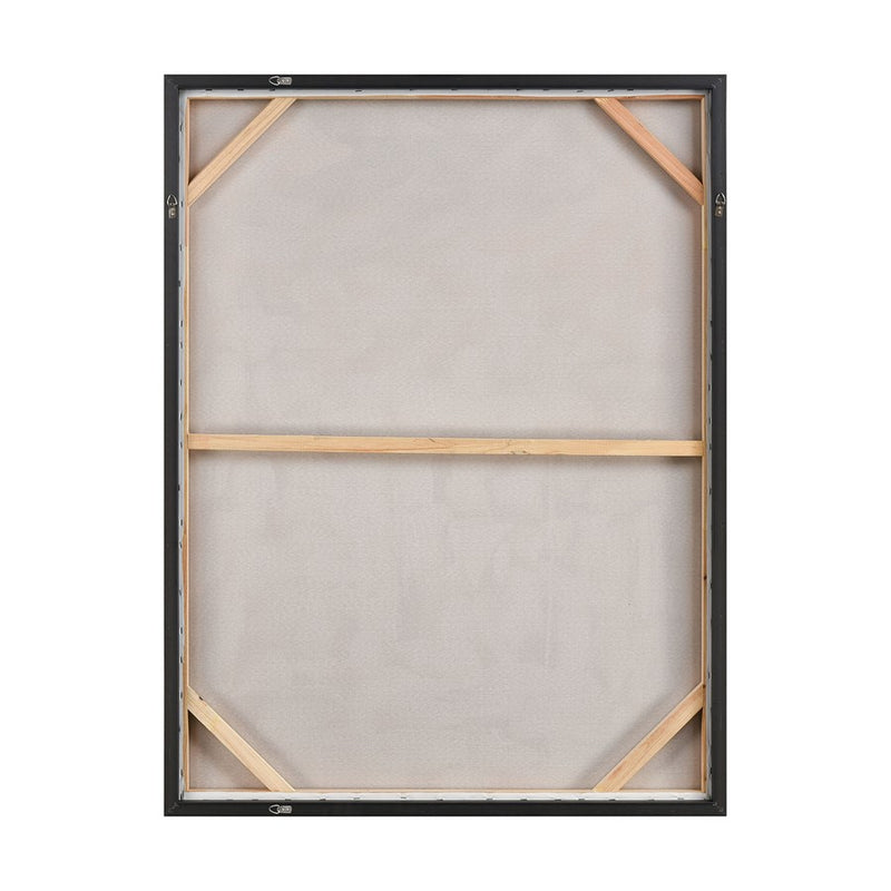 Atlas Lighting Skyline Hues 36.5in Framed Wall Art | Modern Cream & Coral Abstract Canvas | Living Room & Office Decor | Model WA11149-01