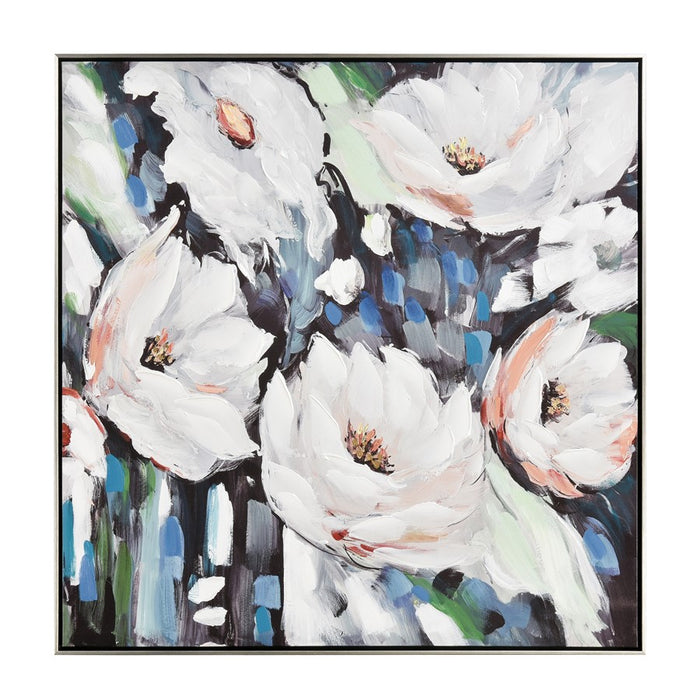Atlas Lighting Spring Still Life Framed Wall Art, White