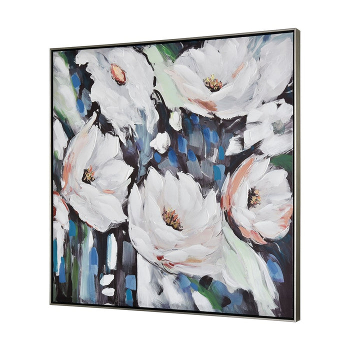 Atlas Lighting Spring Still Life Framed Wall Art, White