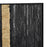 Atlas Lighting Stripe Wood II Dimensional Wall Art, Black