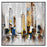 Atlas Lighting Symphony Cityscape Wall Art, Gray