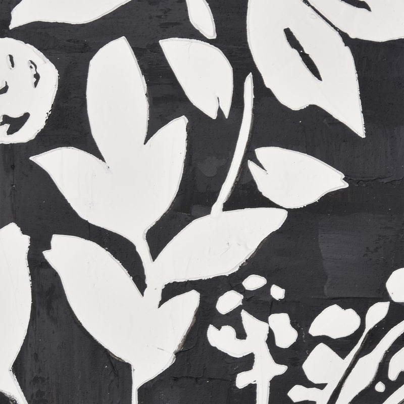 Atlas Lighting Umbra 39.25in W x 39.25in H Framed Wall Art | Transitional Black and White Botanical Silhouette | Living Room | Model WA11163-01