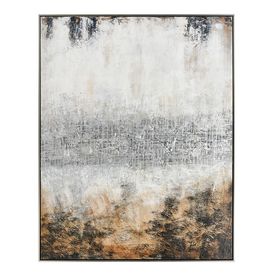 Atlas Lighting Vantage Point Framed Wall Art, Gray