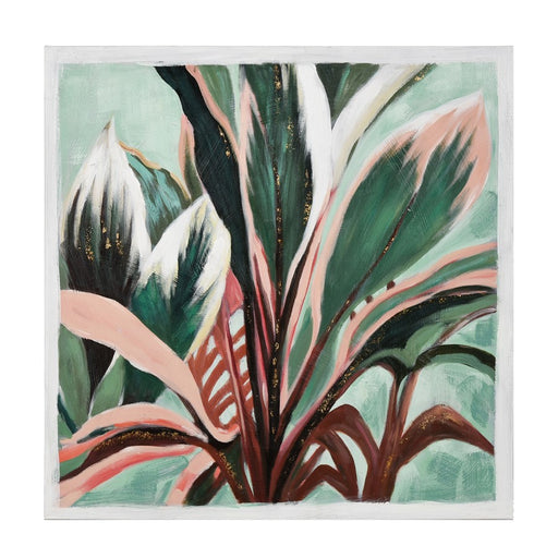 Atlas Lighting Variegate Wall Art, Green
