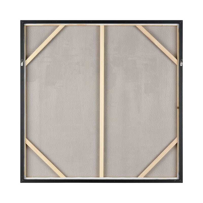 Atlas Lighting Weekend on the Lake 40in Square Framed Wall Art | White & Silver Coastal Sailboat Scene | Living Room & Bedroom | Model WA11179-01