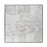 Atlas Lighting Whiten I Abstract Framed Wall Art, White