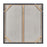 Atlas Lighting Whiten I Abstract Framed Wall Art, White