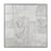 Atlas Lighting Whiten I Abstract Framed Wall Art, White