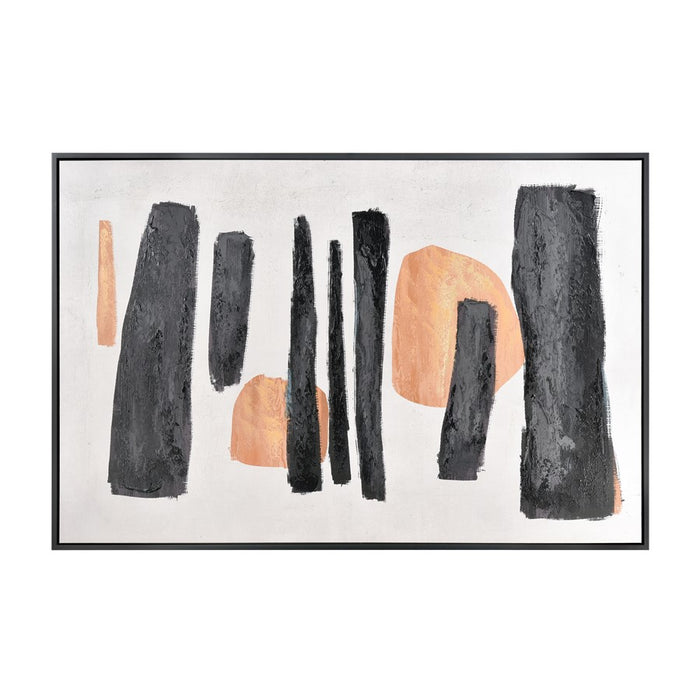 Atlas Lighting Wilkes Abstract Wall Art, White