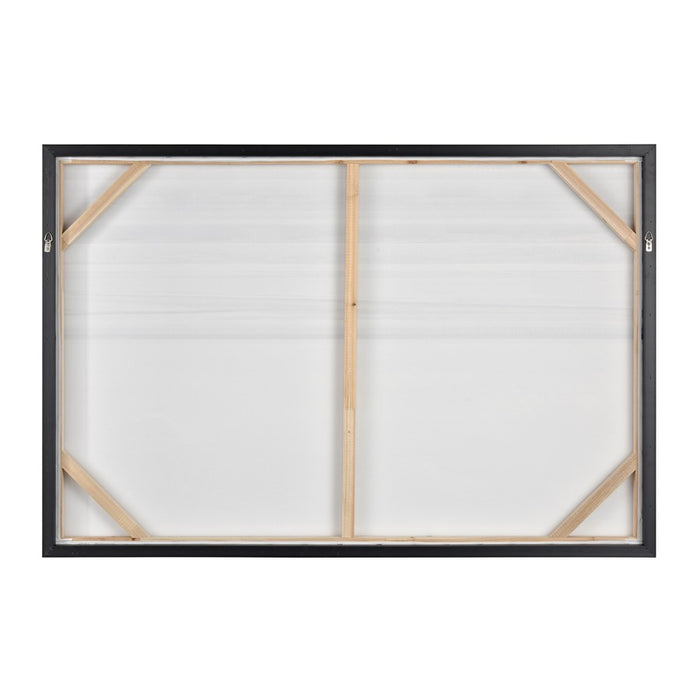 Atlas Lighting Plage Abstract Framed Wall Art, Blue