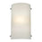 Atlas Lighting Arc 12'' High 1Lt Sconce, Brushed Nickel/White - WL11001-NK