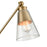 Atlas Lighting Albany 9.25'' High 1Lt Swingarm Sconce, Gold/Clear