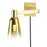 Atlas Lighting Audrey 10''H 1Lt Swingarm Sconce, Satin Brass/Gold - WL11004-BS