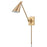 Atlas Lighting Whitmire 10.5''H 1Lt Plug-In/Hardwire Sconce, Gold