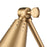Atlas Lighting Whitmire 10.5''H 1Lt Plug-In/Hardwire Sconce, Gold