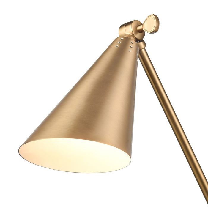 Atlas Lighting Whitmire 10.5''H 1Lt Plug-In/Hardwire Sconce, Gold