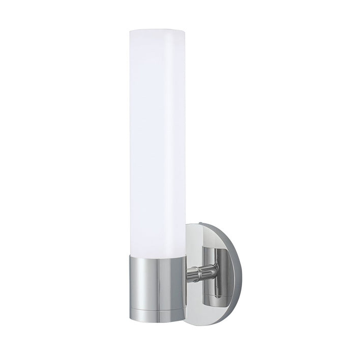Atlas Lighting Abbott 14.25''H Integrated LED Sconce, Chrome/Opal - WL11010-CH