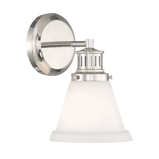 Atlas Lighting Alden 10.25'' High 1Lt Sconce, Nickel Opal/Opal - WL11011-NK