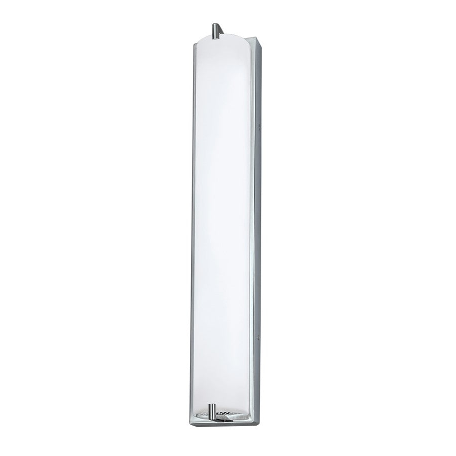 Atlas Lighting Alto 24'' High Integrated LED Sconce, Chrome/White