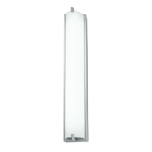 Atlas Lighting Alto 24'' High Integrated LED Sconce, Nickel/White
