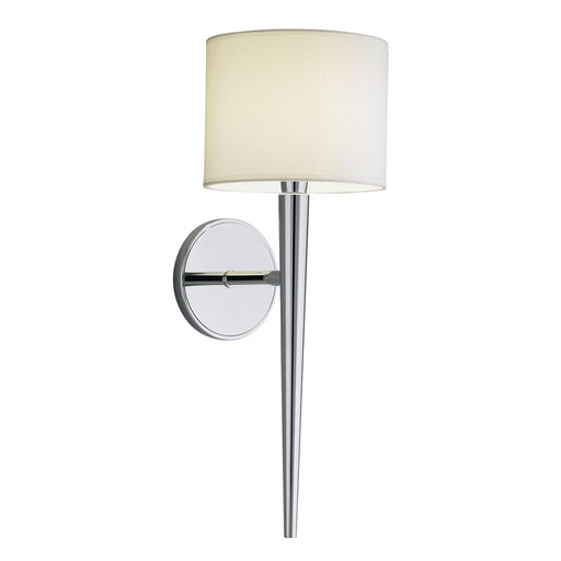 Atlas Lighting Angelica 19.5''H 1Lt Sconce, Polished Nickel/White