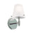 Atlas Lighting Arlington 10.5''H 1Lt Sconce, Polished Nickel/Opal