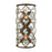 Atlas Lighting Armand 16'' High 2Lt Sconce, Weathered Bronze/Bronze