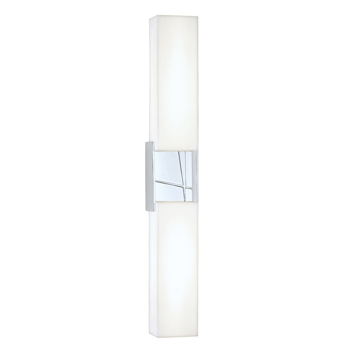 Atlas Lighting Artemis 24'' High Integrated LED Sconce, Chrome/Opal