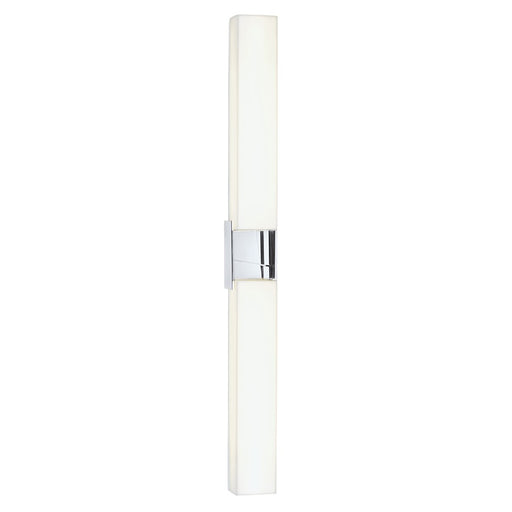 Atlas Lighting Artemis 36'' High Integrated LED Sconce, Chrome/Opal