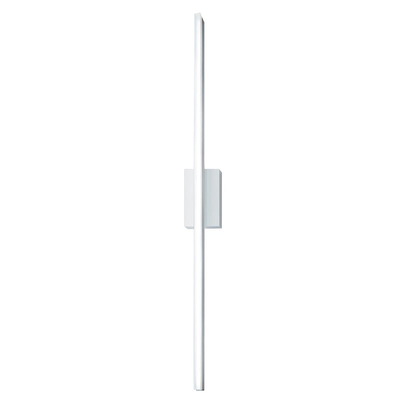 Atlas Lighting Ava 60in Integrated LED Sconce | Modern Gloss White and Acrylic | Bedroom & Hallway Wall Light | Model WL11029-WH