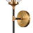Atlas Lighting Boudreaux 19'' High 1Lt Sconce, Black/Gold/Clear