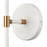 Atlas Lighting Boudreaux 19'' High 1Lt Sconce, Matte White/Clear