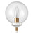 Atlas Lighting Boudreaux 19'' High 1Lt Sconce, Matte White/Clear