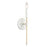 Atlas Lighting Breezeway 14.25'' High 1Lt Sconce, White Coral