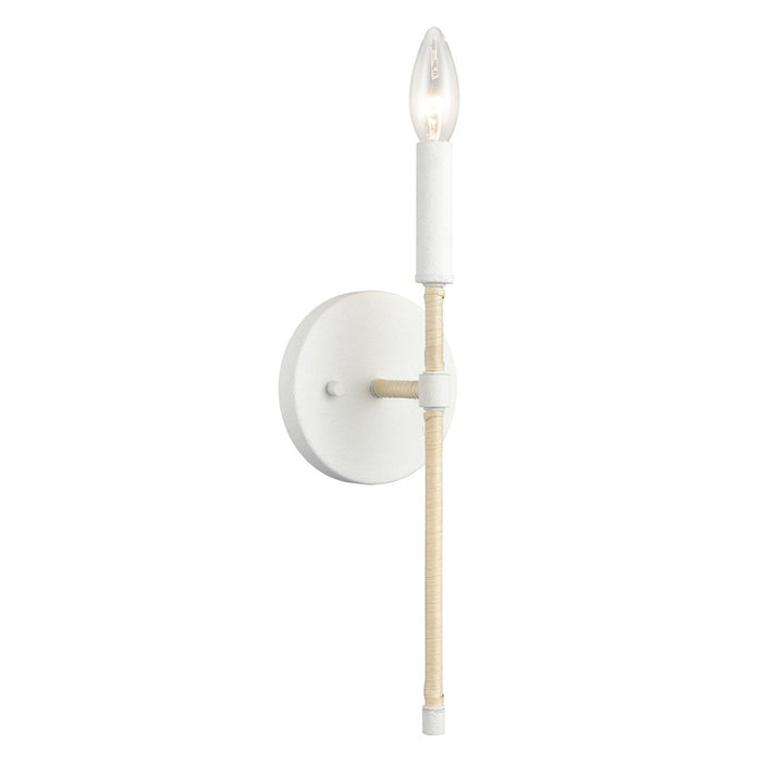 Atlas Lighting Breezeway 14.25'' High 1Lt Sconce, White Coral