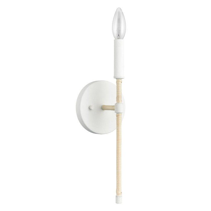 Atlas Lighting Breezeway 14.25'' High 1Lt Sconce, White Coral
