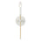 Atlas Lighting Breezeway 14.25'' High 1Lt Sconce, White Coral