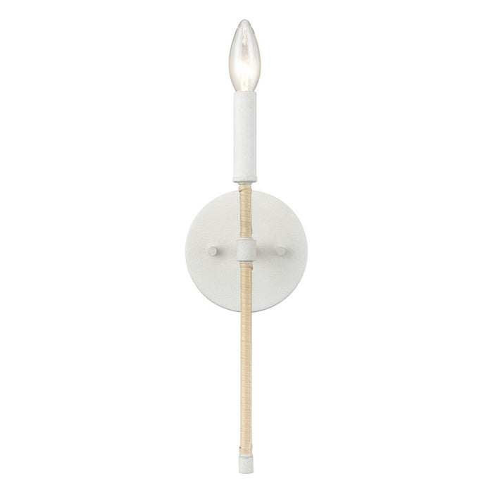 Atlas Lighting Breezeway 14.25'' High 1Lt Sconce, White Coral