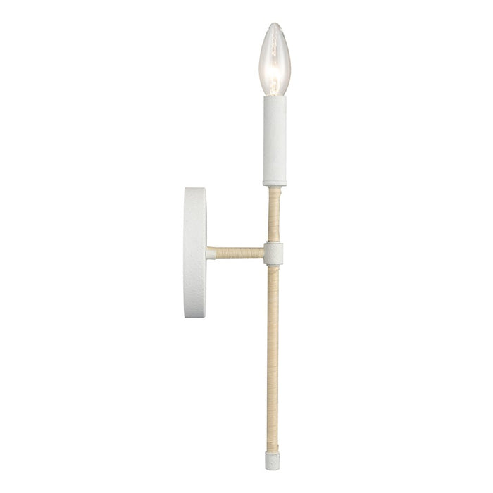 Atlas Lighting Breezeway 14.25'' High 1Lt Sconce, White Coral