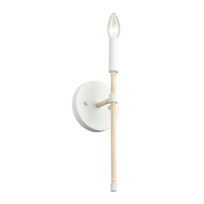 Atlas Lighting Breezeway 14.25'' High 1Lt Sconce, White Coral
