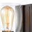 Atlas Lighting Calistoga 8''H 1Lt Sconce, Oil Rubbed Bronze/Clear