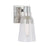 Atlas Lighting Carnival 9'' High 1Lt Sconce, Polished Nickel/Clear