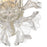 Atlas Lighting Celene 17'' High 2Lt Sconce, Aged Silver/Clear
