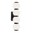 Atlas Lighting Celeste 24'' High Integrated LED Sconce, Black/White