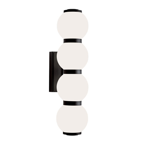 Atlas Lighting Celeste 24'' High Integrated LED Sconce, Black/White