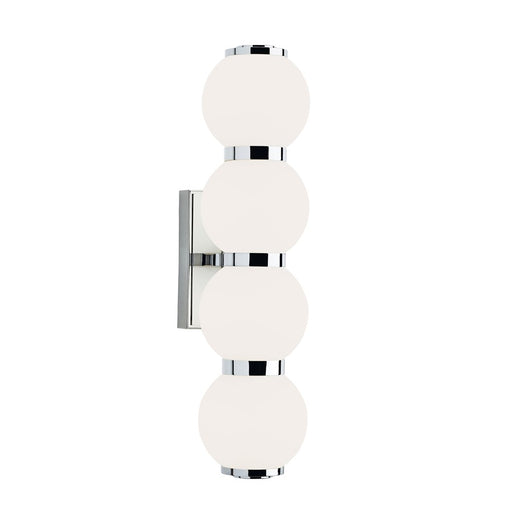 Atlas Lighting Celeste 24''H Integrated LED Sconce, Chrome/White