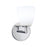 Atlas Lighting Chancellor 7.5'' High LED Sconce, Chrome/Opal