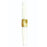 Atlas Lighting Ciro 32'' High Integrated LED Sconce, Brass/White